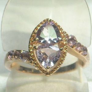 NWT Natural Rose De France Amethyst Ring